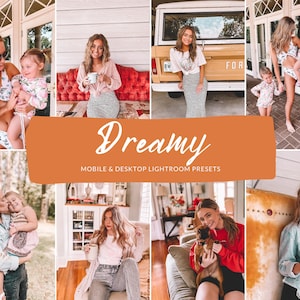 9 Mobile & Desktop Lightroom Presets DREAMY, Instagram Presets, Summer Presets, Concert Presets, Preset, photo presets, Indoor Presets