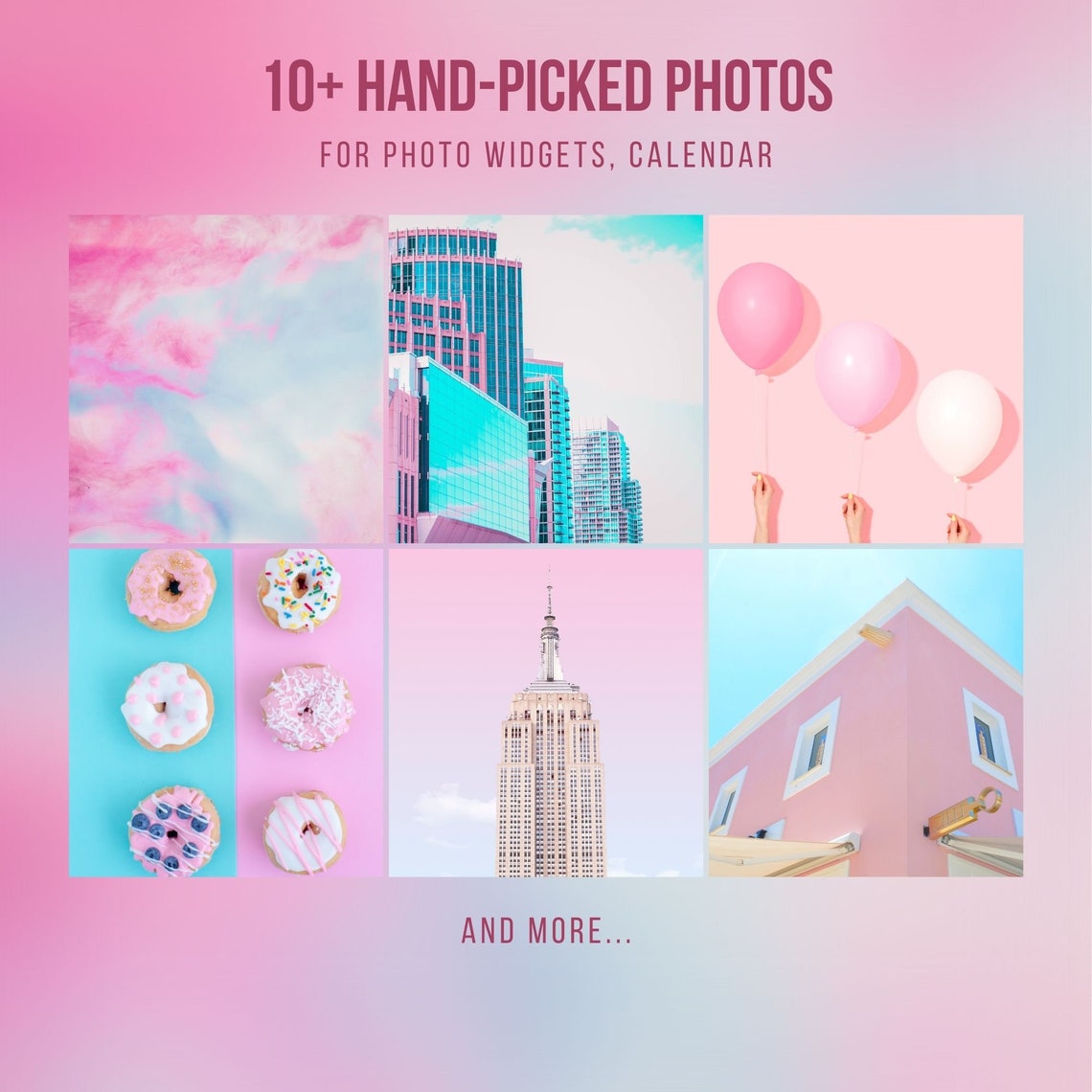 IOS14 App Icons Pink Aesthetic Icons Bundle IOS14 App Etsy