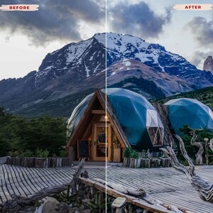Landscape LUTs Pack. Specifically crafted for Adobe Premiere Pro, Final Cut Pro, and DaVinci Resolve, color grading outdoor footage. Enhance the vibrant greens of lush forests, deepen the blues of serene lakes and skies, golden sunsets.