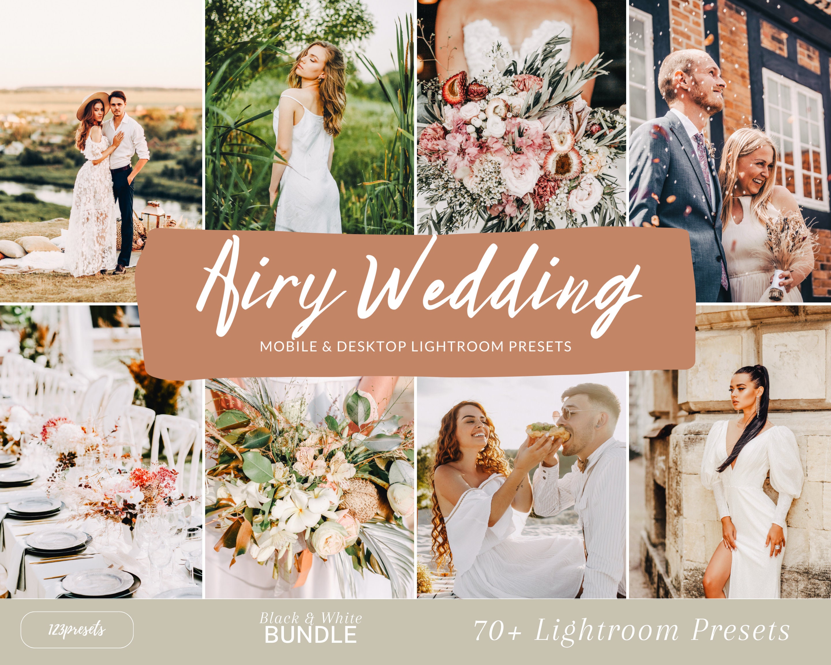 300+ Wedding Lightroom Presets Bundle, Vintage Love Filters (desktop ...
