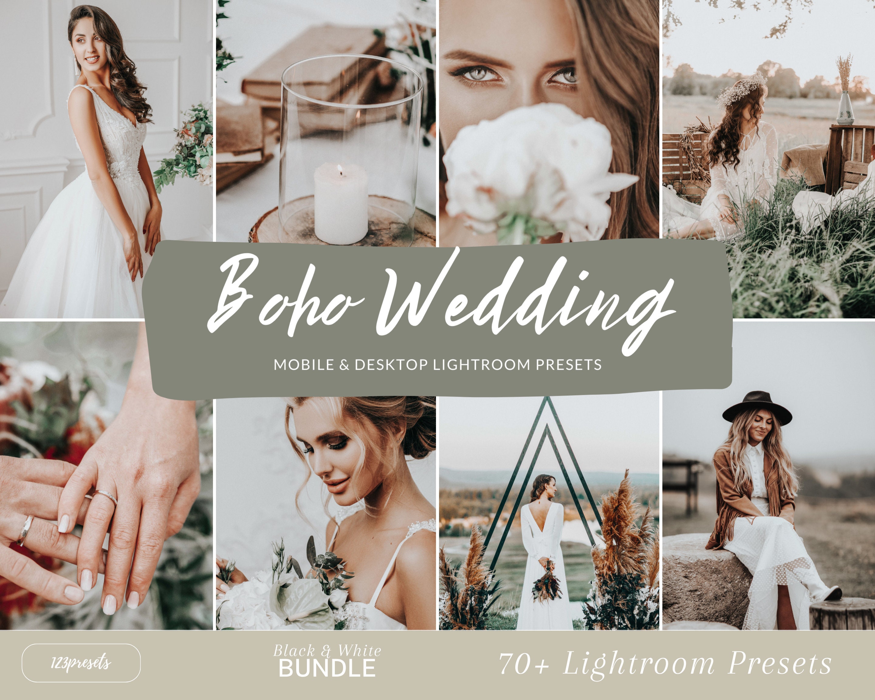 300+ Wedding Lightroom Presets Bundle, Vintage Love Filters (desktop ...