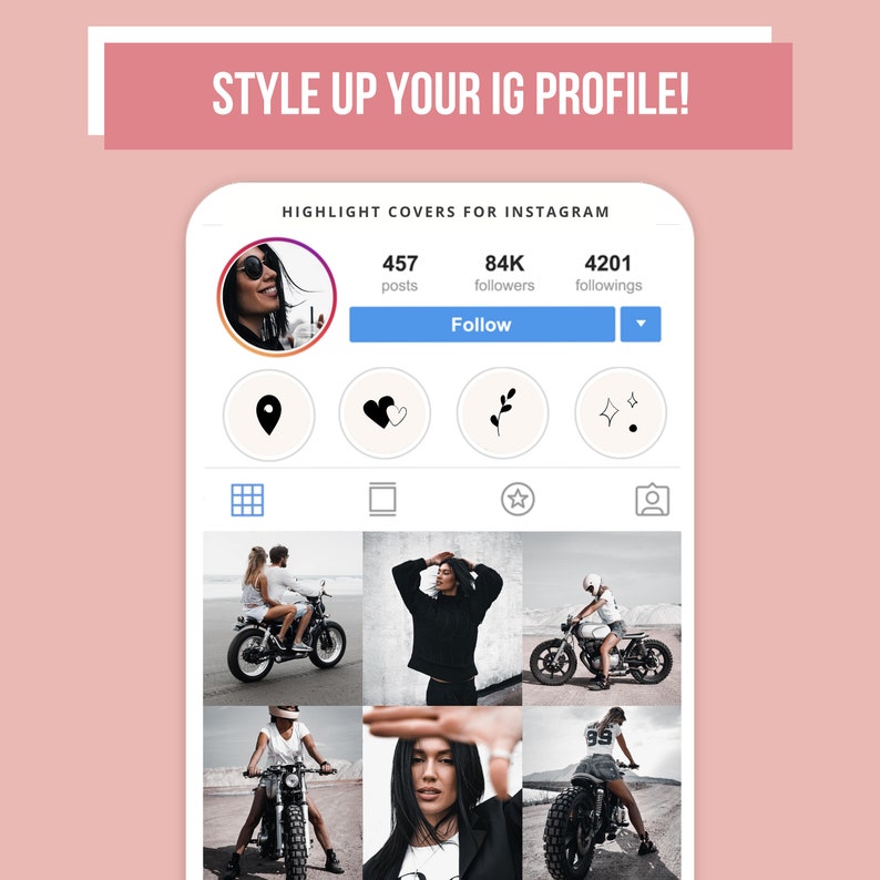 Cozy Instagram Story Highlight Trendy Pink Abstract IG Icons image 3