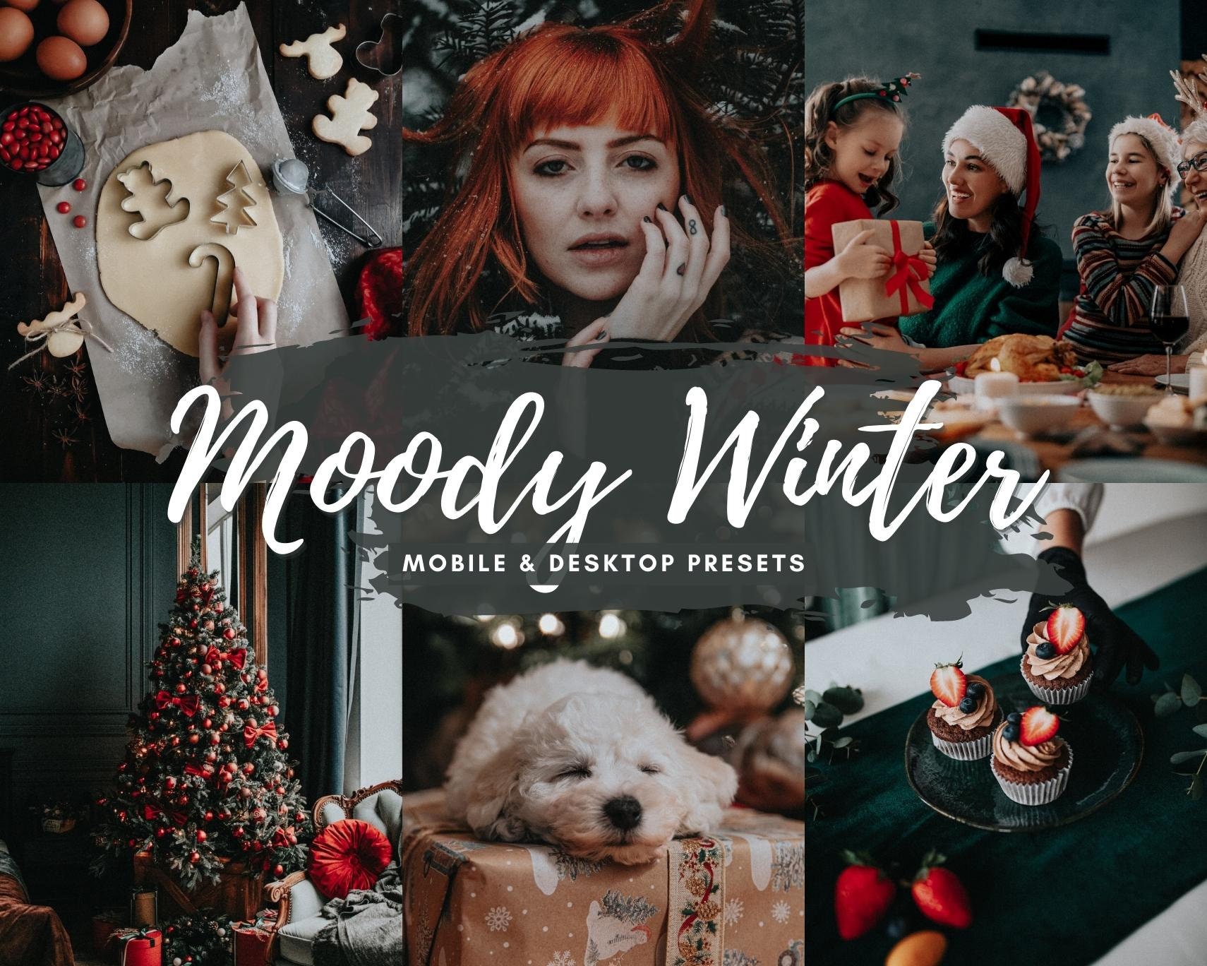 Moody Christmas 2022 10 Mobile & Desktop Moody Winter Instagram Holiday Dark Moody | Etsy  Australia