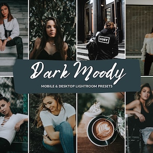 Dark Moody Lightroom Presets, Cinematic Concert Photography (Mobile & Desktop)