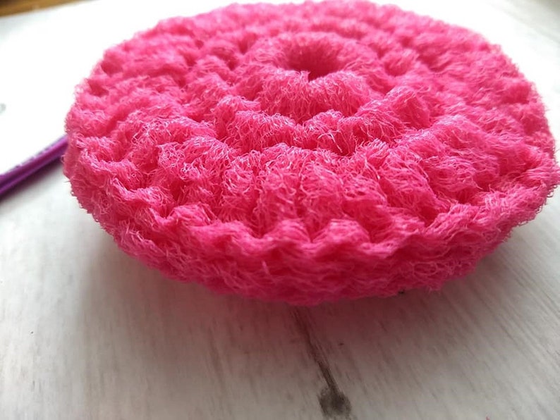 Crochet Pattern Dish Scrubber Nylon Scouring Pads PDF Etsy