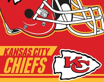 Kansas City Chiefs Beach Towel Super Bowl Champions 30X60 Patrick Mahomes and Travis Kelce
