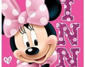 Minnie Mouse Beach Towel - Disney Official Merchandise - 30" x 60" - Disney Gift