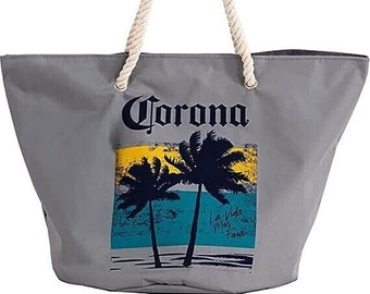 Corona Tote Bag with Cord Handles