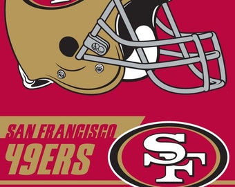 San Francisco 49ers Beach Towel - 49ers Pool Towel - NFL Football