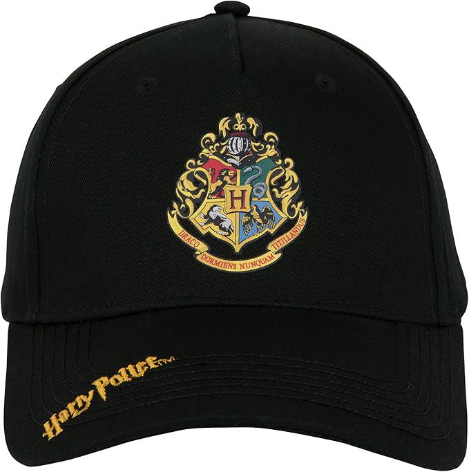 Harry Potter Trucker Cap - Embroidered Hogwarts Logo, Adjustable, Officially Licensed