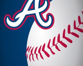 Atlanta Braves Beach Towel - MLB Official Merchandise - 30" x 60"