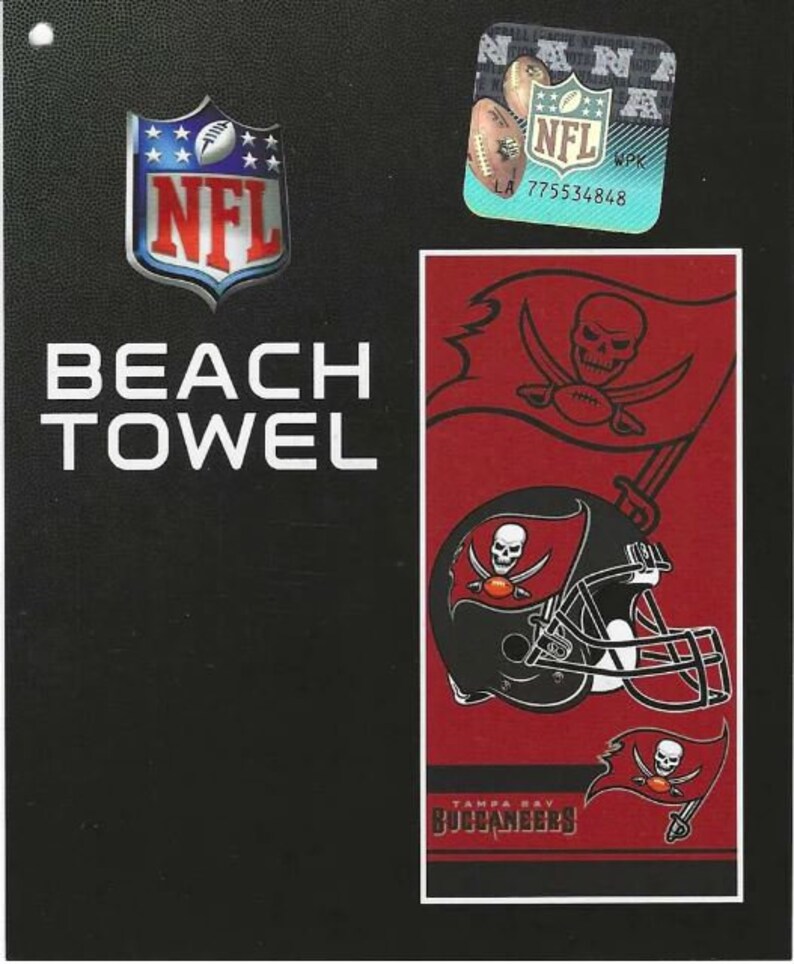 Tampa Bay Buccaneers Beach Towel - NFL Official Merchandise - 30