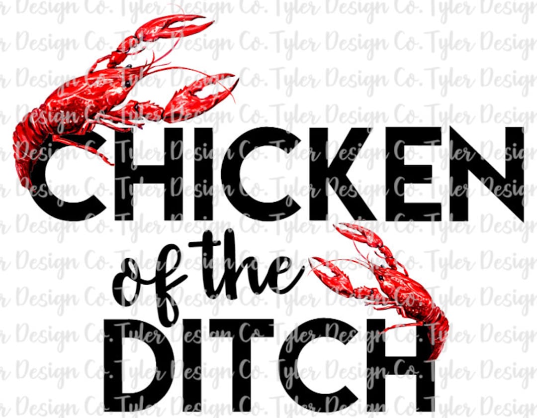  Chicken Of The Ditch Crawfish Boil Party Southern Cajun T-Shirt  : Clothing, Shoes & Jewelry