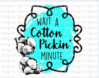 Cotton Boll Farmer T-Shirt Design: Farm Life PNG File (Digital Download)