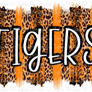 Tigers Sublimation Design: School Spirit PNG (Digital Download)