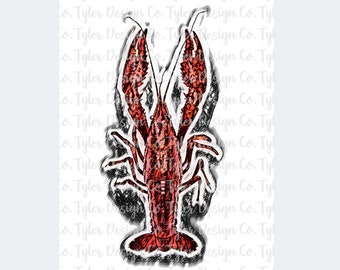 Cajun Crawfish Art: Crawfish Boil Shirt Design (PNG File)