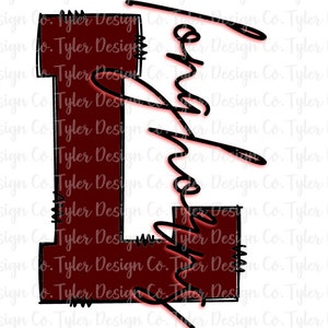 Longhorns School Spirit Design: High School Sports (Digital Download)