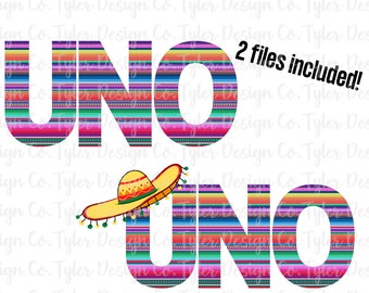 Sombrero Serape UNO Design: Cinco de Mayo, Birthday (Digital Download)