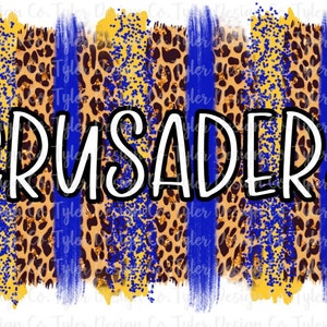 Crusaders School Spirit Sublimation Design (PNG Digital Download)