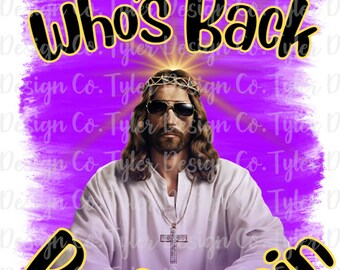 Funny Easter Jesus Design: Christian Gangster PNG JPEG (Digital Download)