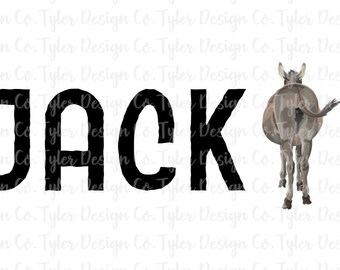 Funny Donkey Jackass Rear - Sublimation Design (PNG, JPEG)