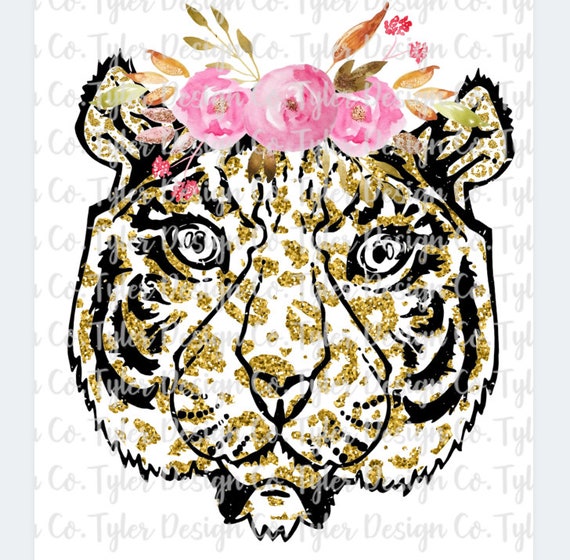 Glitter & Floral Tiger Face Design Sublimation Funny Tiger - Etsy Glitter & Floral Tiger Face Design Sublimation Funny Tiger - Etsy