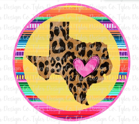 Serape/Leopard Texas Phone Stand Serape/Leopard Texas Phone Stand