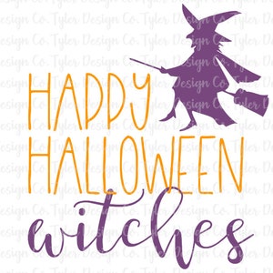 Happy Halloween Witches , Halloween Sublimation, Witch Pumpkin October, Design Instant Download, PNG File