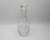 Vintage Baccarat Crystal Decanter - France - Rare - Blown Glass Canterbury Pattern - DandTBarnFinds