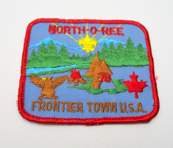 Boy Scout Patch - Frontier Town - DandTBarnFinds - image 3