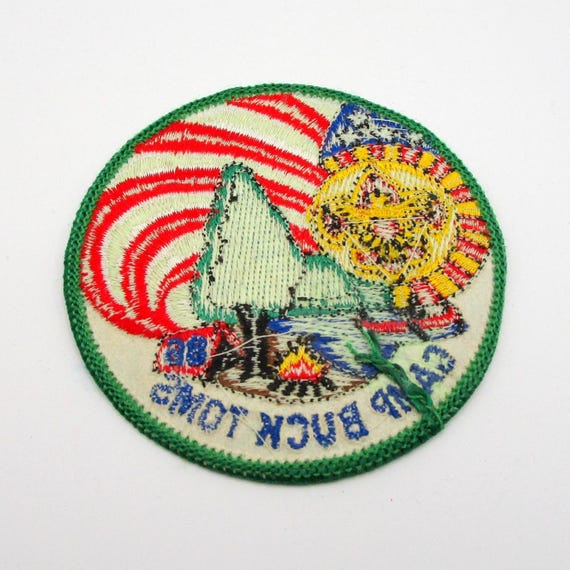 Boy Scout Patch - Camp Bucks Tom - DandTBarnFinds - image 2