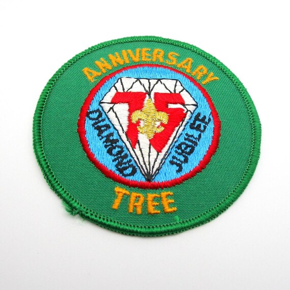 Boy Scout Patch - Anniversary Tree - DandTBarnFin… - image 1
