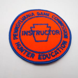 Pennsylvania Game Commission Hunter Education Instructor Patch - DandTBarnFinds