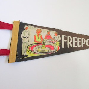 Vintage Pennant Freeport - DandTBarnFinds