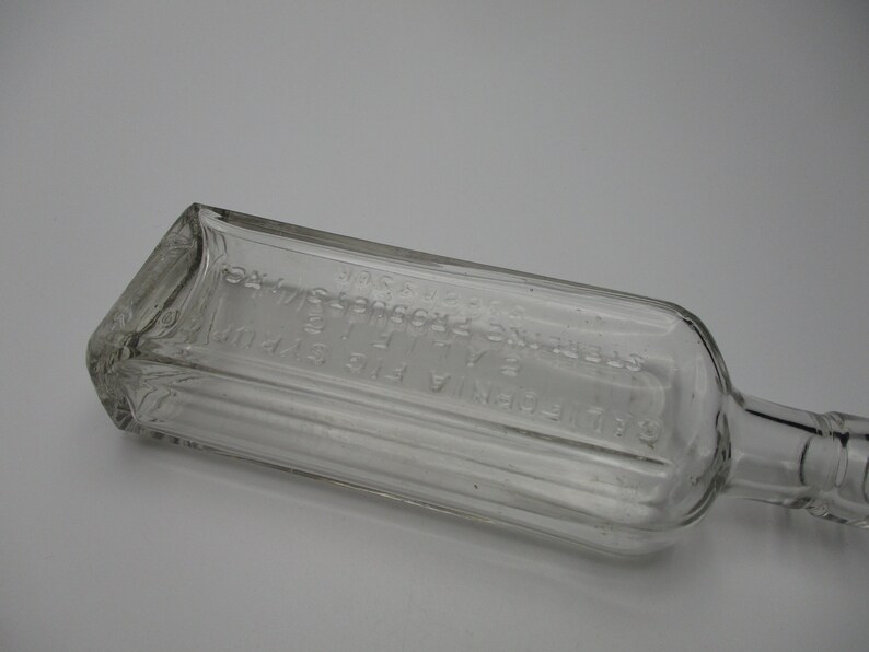 Vintage California Fig Syrup Bottle Dandtbarnfinds Etsy