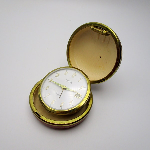 Vintage Travel Alarm Clock - DandTBarnFinds