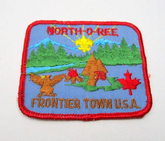 Boy Scout Patch - Frontier Town - DandTBarnFinds - image 1