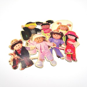 Vintage Cabbage Patch Kids Refrigerator Magnets - DandTBarnFinds