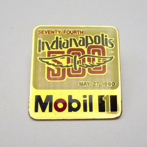 Mobil Racing Pin - DandTBarnFinds