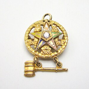 Order of the Eastern Star Lapel Pin - DandTBarnFinds