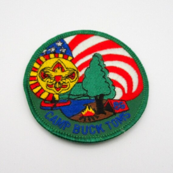Boy Scout Patch - Camp Bucks Tom - DandTBarnFinds - image 1