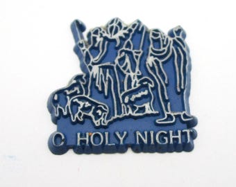 Imán de nevera vintage "O Holy Night" - DandTBarnFinds