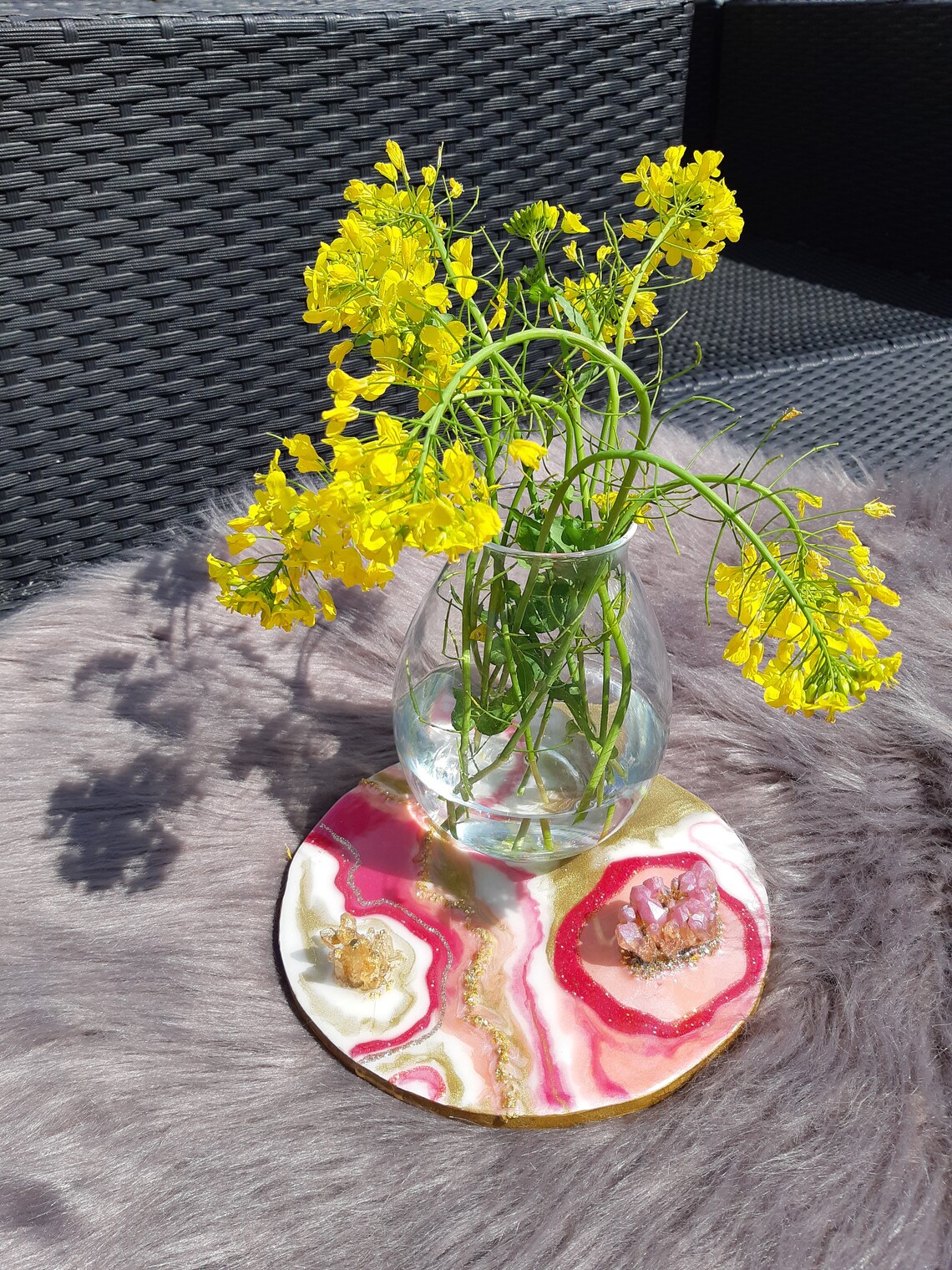 Gedroogde Bloemen Epoxy Bloemen