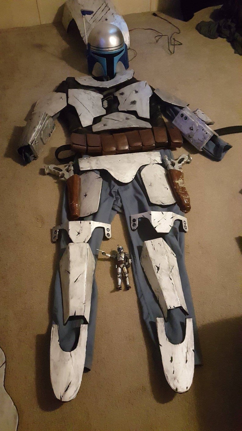 Mandalorian Armor Costume Jango Fett Star Wars MADE TO ORDER | Etsy