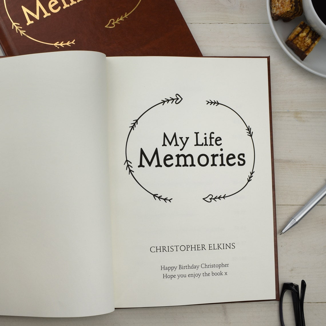 Personalised my Life Memories Book / Journal / Etsy UK