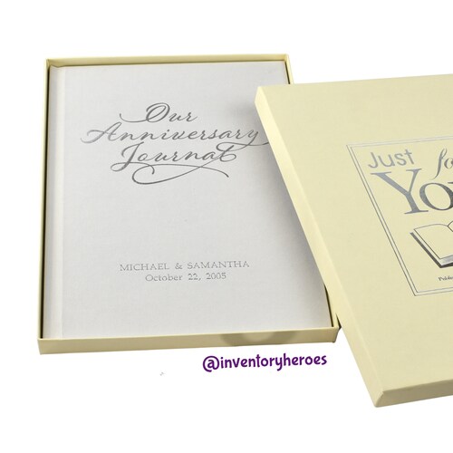 Personalized Wedding Anniversary Journal Anniversary Etsy Australia