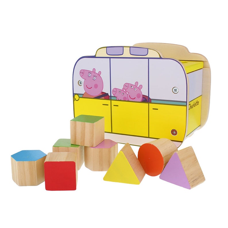 peppa pig yellow camper van