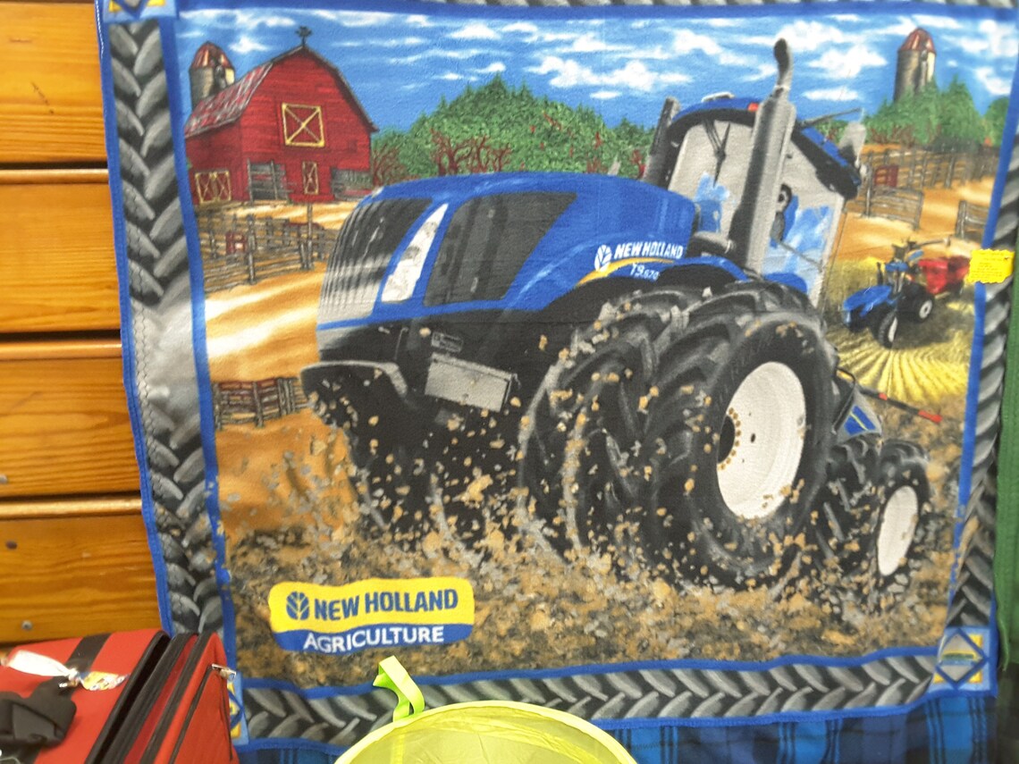 FLEECE tractor blankets Etsy
