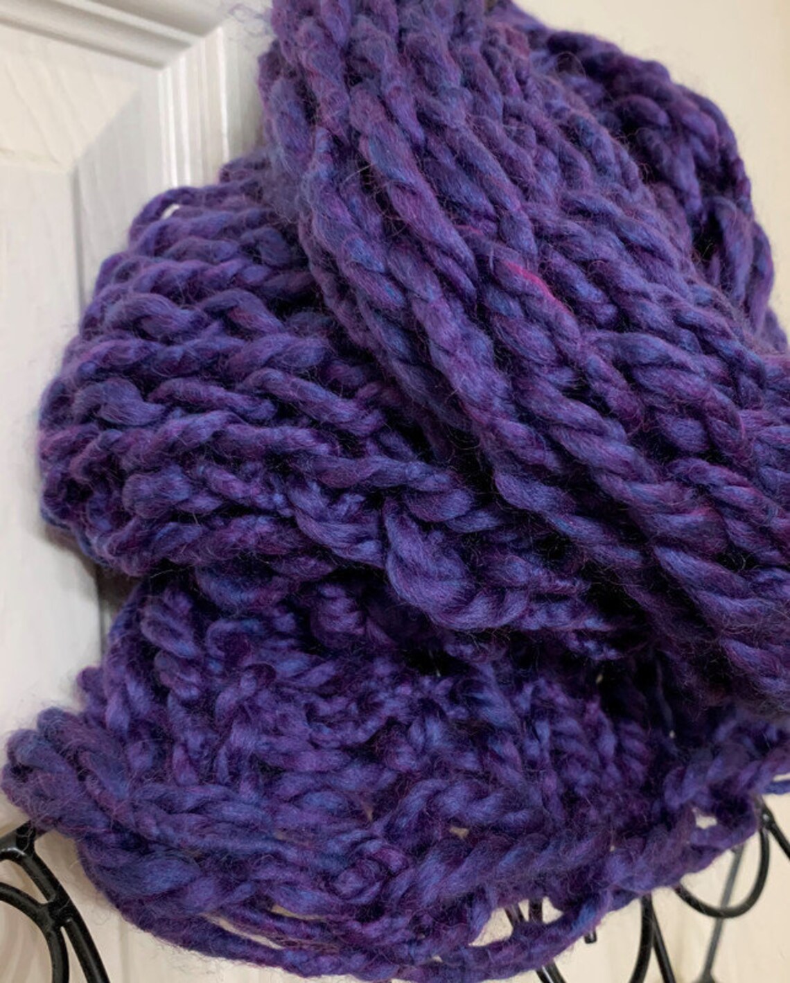 Velvet Cozy Wool™ Roving Yarn by Loops & Threads® Cowl Etsy