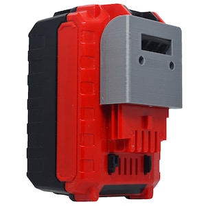 Paquete de 4 - Soporte de batería delgado Barnyard Intel para Porter Cable de 20 V